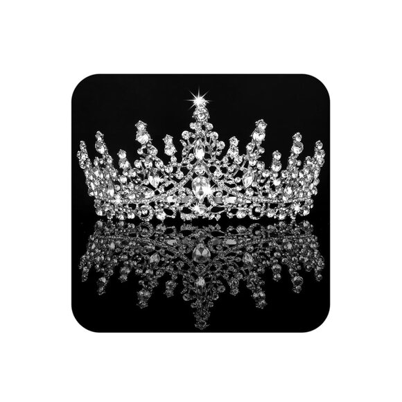 Tiara and Crown for Women Crystal Queen Crown Rhinestone Tiara for Girl Bride We - Picture 1 of 7